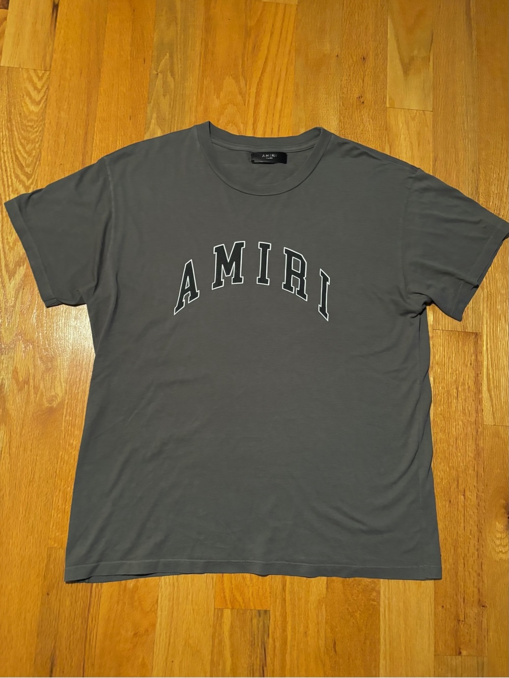 AMIRI Gray Logo Tshirt